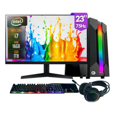 Computador Gamer completo 2Eletro Chroma, Intel